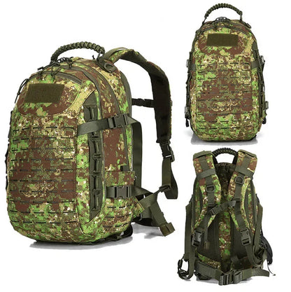 Sac à Dos Tactique YIDONG 25L MOLLE Oxford 600D – Imperméable, Laptop & Hydratation | Randonnée, Camping | 11 Coloris