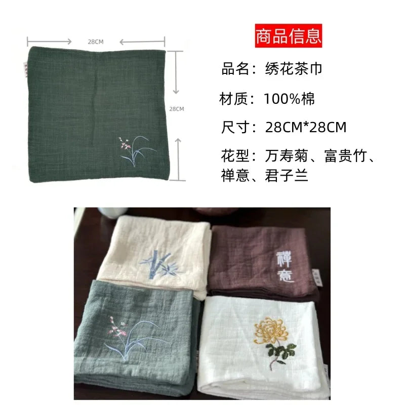 Torchon de Cuisine en Coton – Épais et Absorbant – Idéal pour Sets à Thé, Table à Thé, et Entretien des Pots BLACKBEARD OUTDOOR INDUSTRIES