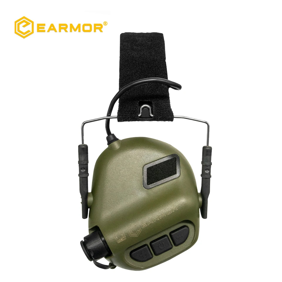 Earmor Original Tactical Headset M31 MOD4 - Casque de Protection Anti-Bruit Électronique pour Tir, Chasse et Environnement Bruyant BLACKBEARD OUTDOOR INDUSTRIES