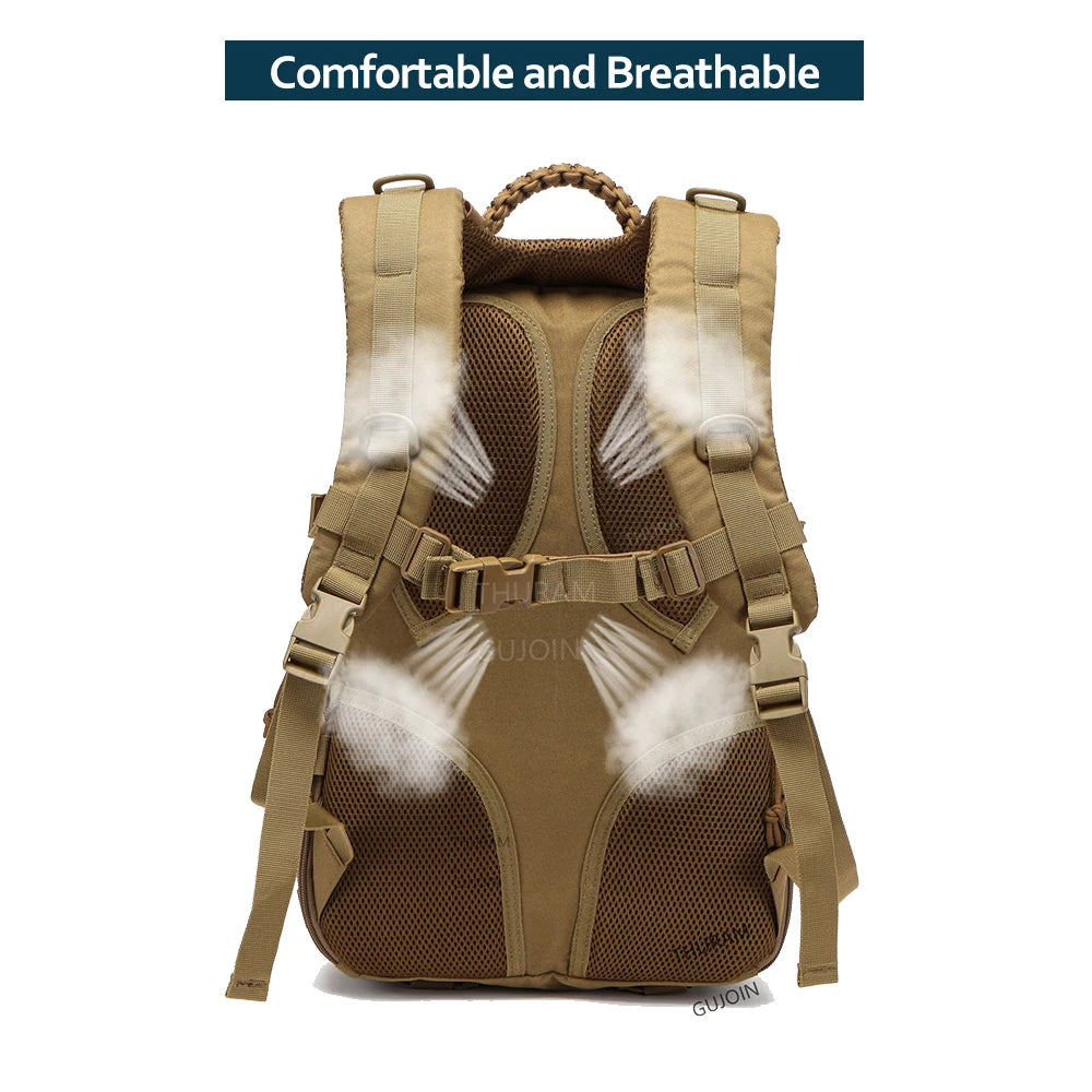 THURAM sac à dos tactique 38L étanche MOLLE – Randonnée, camping, voyage - BLACKBEARD OUTDOOR INDUSTRIES