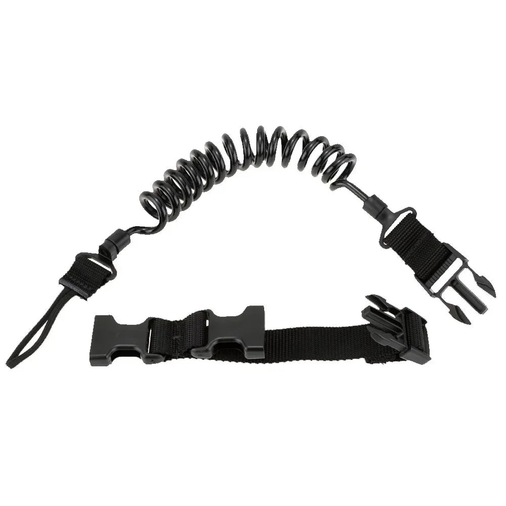 Lanière Tactique Militaire Multi-usage avec Ressort – Sangle de Pistolet Sécurisée et Sangle de Fusil, Accessoires pour Tir, Chasse et Shooting BLACKBEARD OUTDOOR INDUSTRIES