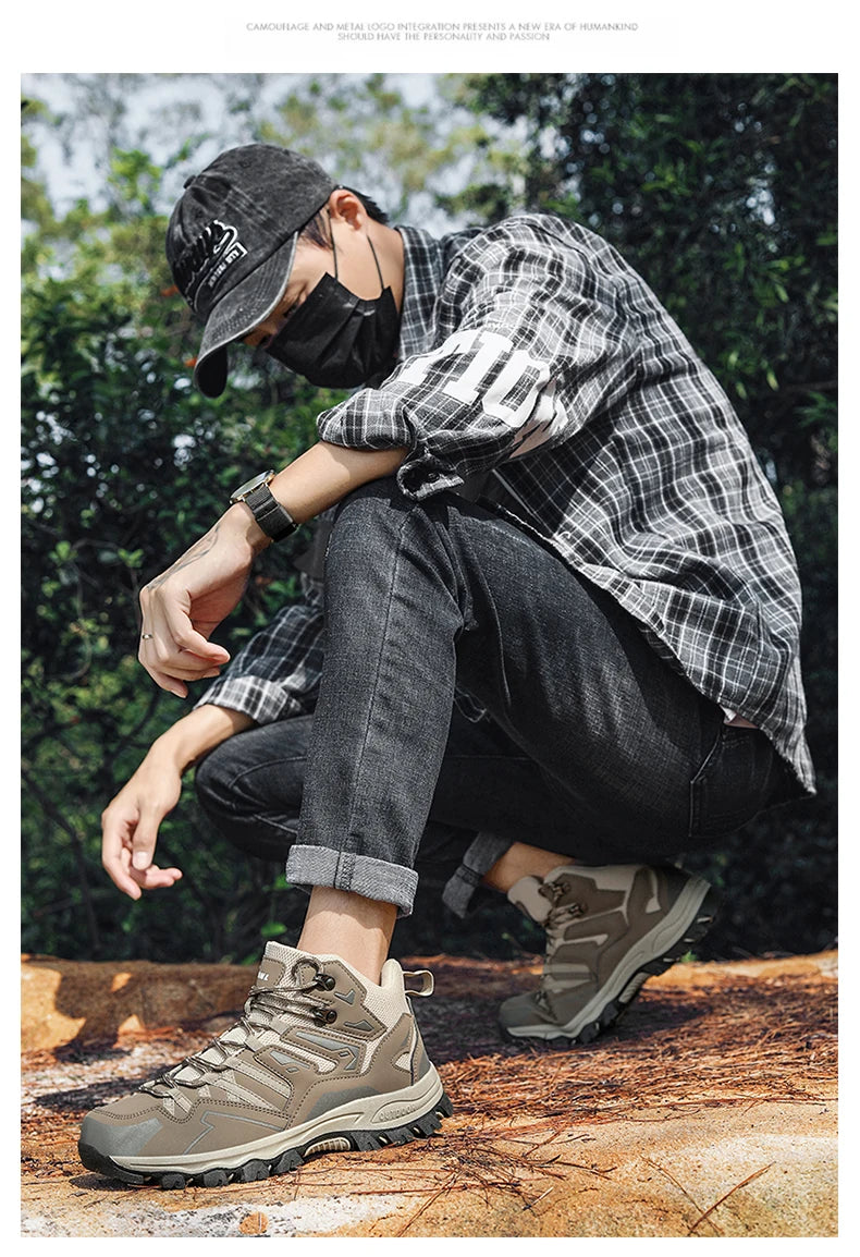 Chaussures de Randonnée Unisexe Antidérapantes Hautes - BLACKBEARD OUTDOOR INDUSTRIES