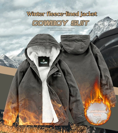 Parka Homme Hiver À Capuche — Rembourré Coton, Doublure Polaire, Coupe Ample | M à 4XL - BLACKBEARD OUTDOOR INDUSTRIES