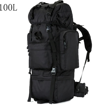Sac à Dos Tactique 100L – Ultra Grande Capacité Étanche avec Cadre Interne - BLACKBEARD OUTDOOR INDUSTRIES