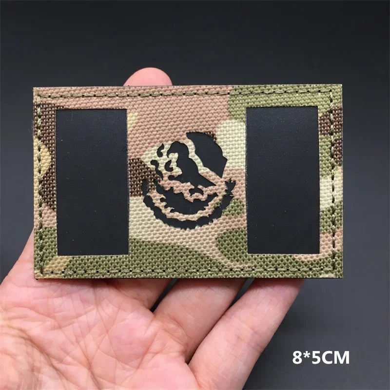 Patches Drapeaux Nationaux 3D Multicam – Réfléchissant IR, Découpe Laser, Hook & Loop | Tactique, Airsoft, DIY | 45+ Pays - BLACKBEARD OUTDOOR INDUSTRIES