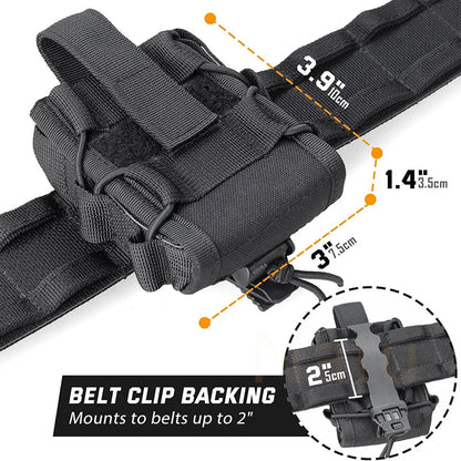 Étui Tactique MOLLE pour Menottes – Pochette de Ceinture pour Menottes Asp, à Charnière, à Chaîne et Rigides – Accessoire de Police, Chasse et Activités Extérieures BLACKBEARD OUTDOOR INDUSTRIES