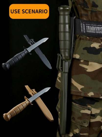 Couteau d'Entraînement Tactique ZLang - Lame Souple TPE - Manche ABS - Airsoft & Formation Militaire - BLACKBEARD OUTDOOR INDUSTRIES