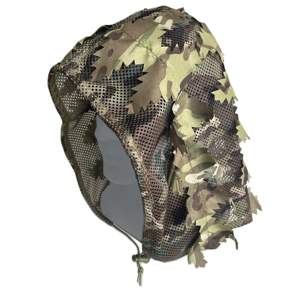 Casquette Camouflage 3D Respirante – Chasse, Airsoft, Tir, Observation de la Faune | Camo Feuillage Ultra-Réaliste - BLACKBEARD OUTDOOR INDUSTRIES
