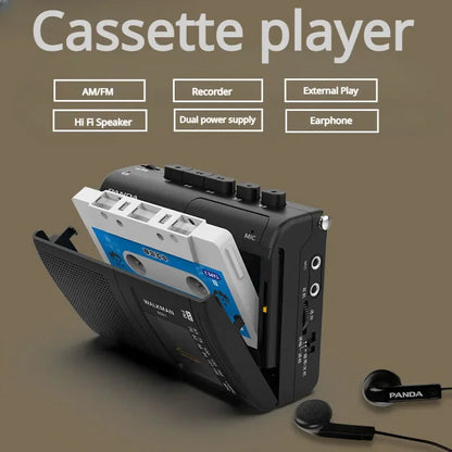 lecteur portable de cassettes avec radio AM/FM Ma boutique