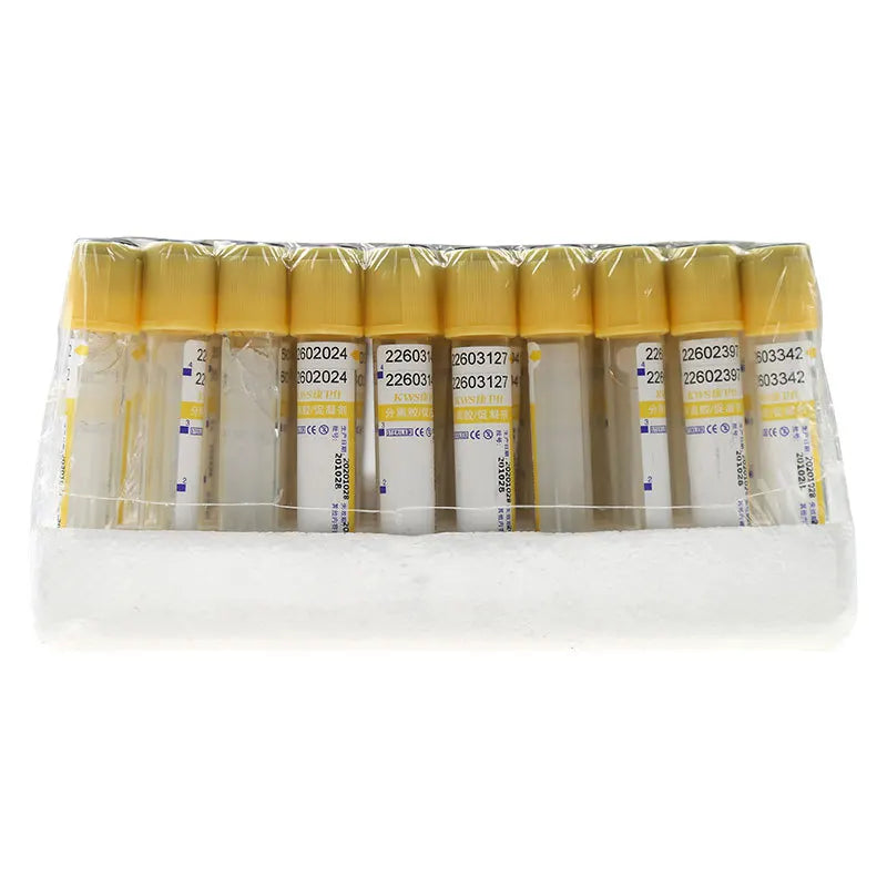 Tubes de Prélèvement Sanguin Sous Vide Jetables avec Gel de Séparation et Activateur de Coagulation – 10ml (10 ou 50 pièces) Ma boutique