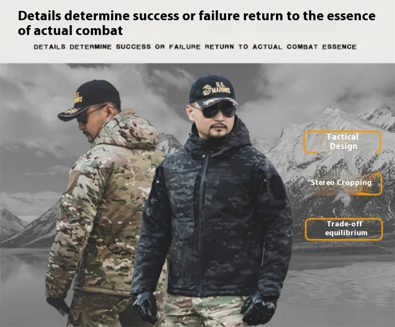 Veste Tactique M65 Camouflage – Veste Hiver Outdoor Homme Résistante et Thermique - BLACKBEARD OUTDOOR INDUSTRIES