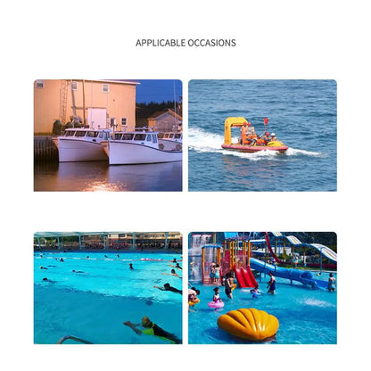 GL-10(96) Lampe de Bouée de Sauvetage Flottante – Lampe de Signalisation Clignotante Haute Visibilité pour Pêche Nocturne, Kayak et Rafting BLACKBEARD OUTDOOR INDUSTRIES