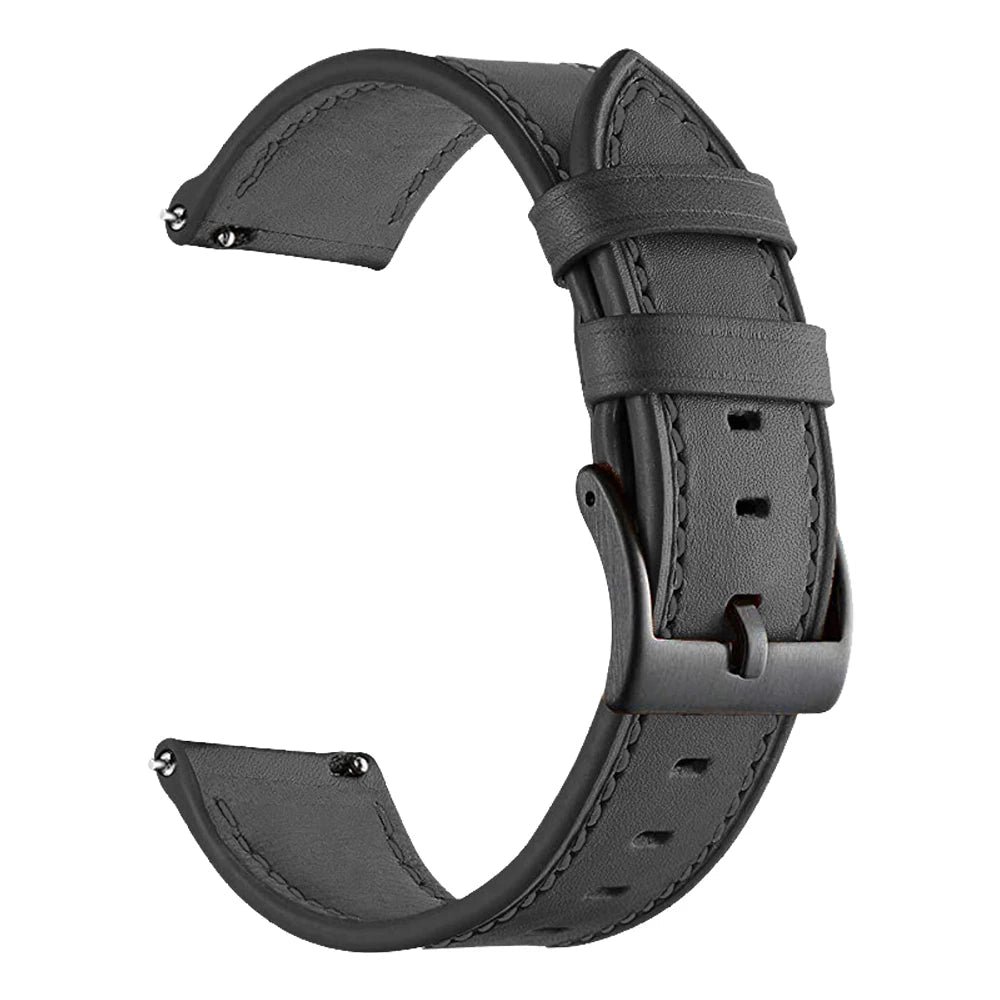 Bracelet en Cuir et Silicone 20mm/22mm pour Montres Huawei, Amazfit et Samsung Galaxy Watch BLACKBEARD OUTDOOR INDUSTRIES