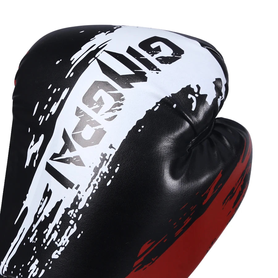 Gants de Kick-Boxing Cuir PU – Karate, Muay Thai, MMA, Sanda, Free Fight | 6 & 10 oz | Homme, Femme & Enfant | 3 Coloris - BLACKBEARD OUTDOOR INDUSTRIES