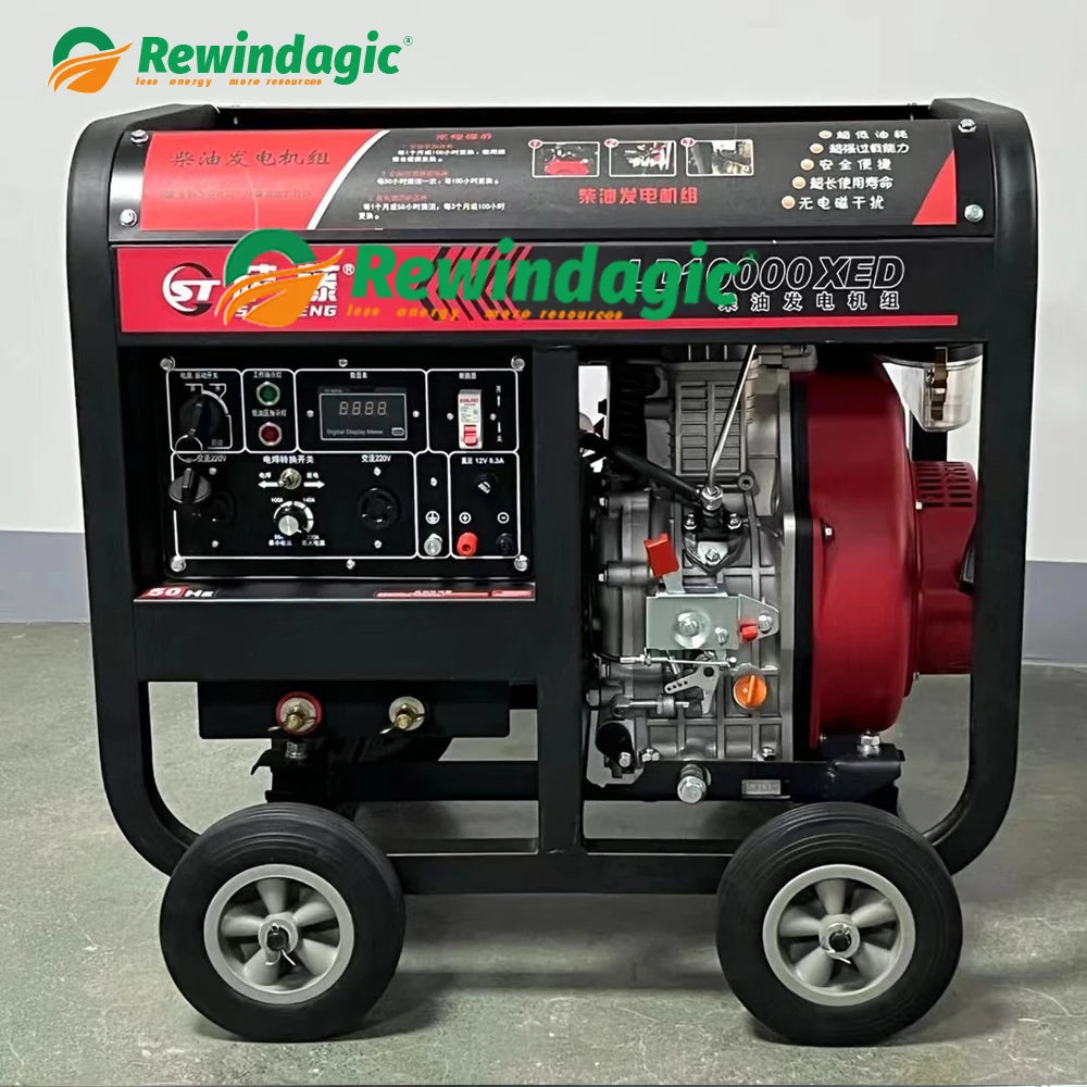 Groupe électrogène diesel 3000W 220V – générateur 4 temps portable refroidi par air - BLACKBEARD OUTDOOR INDUSTRIES