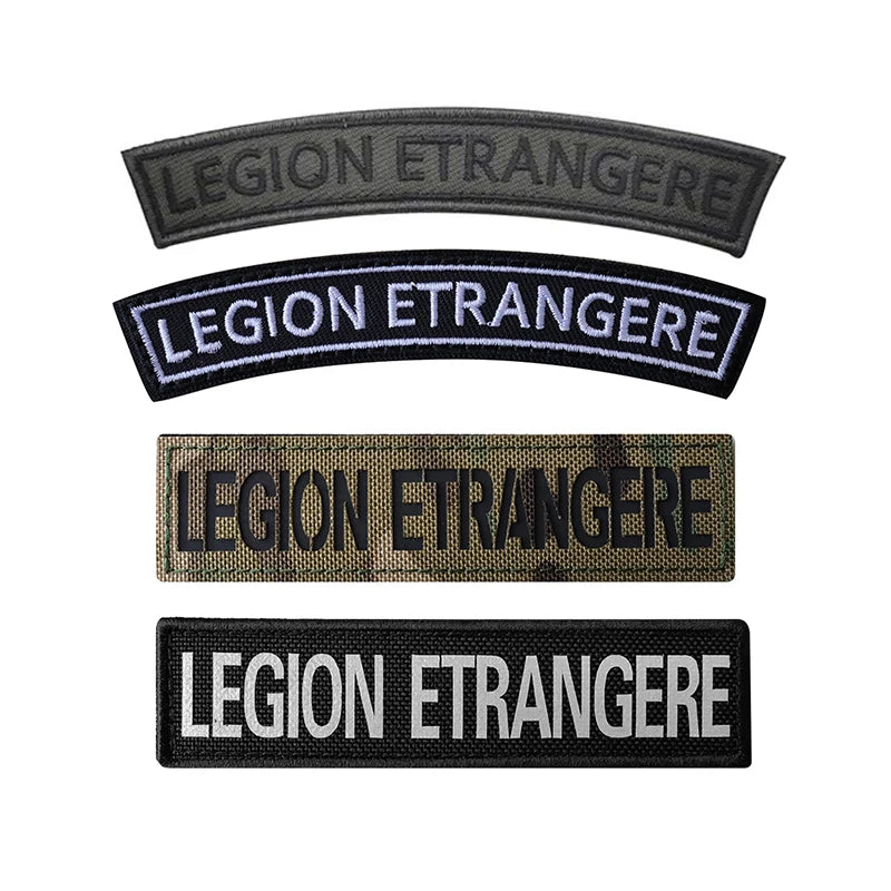 Patch Brodé Légion Étrangère France IR – Hook & Loop | Brassard, Sac à Dos & Uniforme