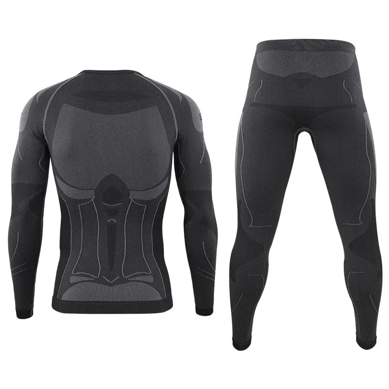 Ensemble Thermique Tactique Fleece Slim Fit – Haut + Pantalon | Randonnée, Chasse, Militaire, Automne Hiver