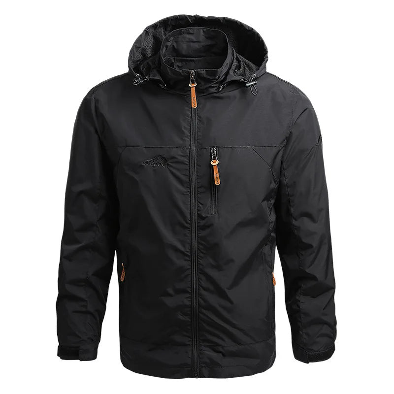 Coupe-Vent Tactique Homme Imperméable — Capuche, Léger, Style Militaire | M à 5XL - BLACKBEARD OUTDOOR INDUSTRIES