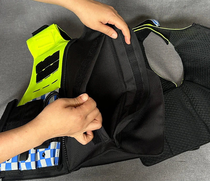 Gilet Tactique Multifonction Respirant – Noyau Anti-Coupure Leger et Discret pour Agents de Securite, Surveillance en Civil et Usage Quotidien (Unisexe)