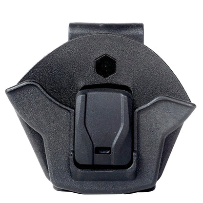Porte-menottes ouvert rotatif 360° avec clip ceinture