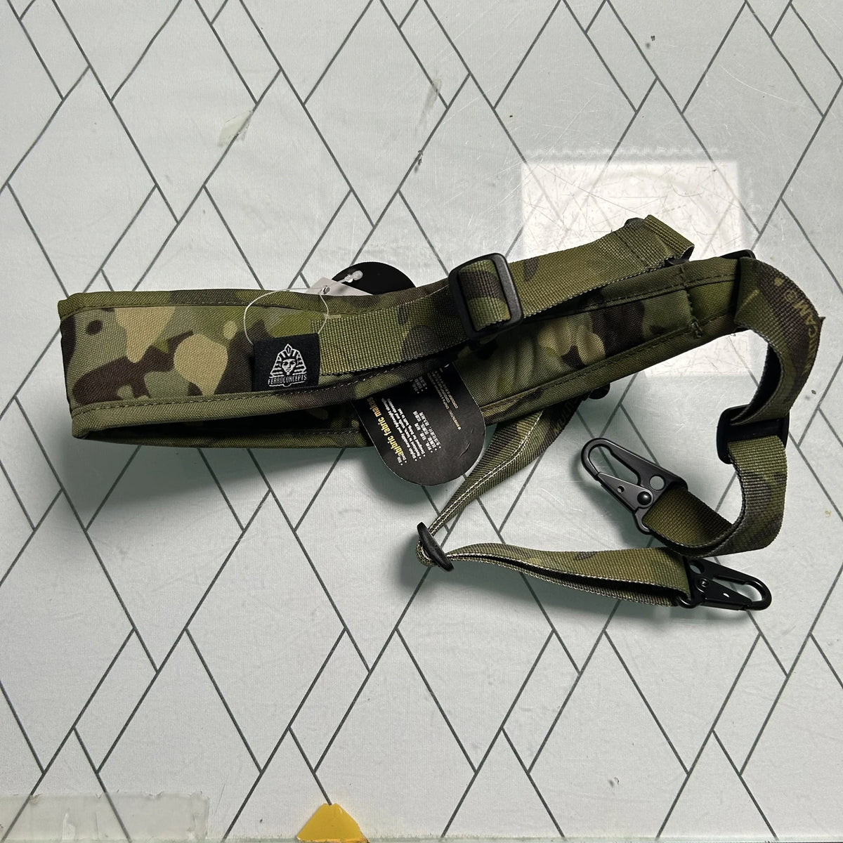 Sangle Tactique 2 Points Camouflage Nylon 500D – Réglable Quick Adjust, 9 Coloris