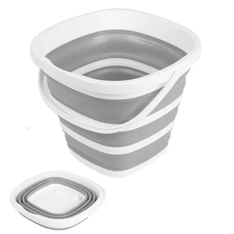 Seau Pliable en Silicone 10L – Seau Multi-Usage pour Pêche, Camping, Lavage de Voiture, Maison - BLACKBEARD OUTDOOR INDUSTRIES