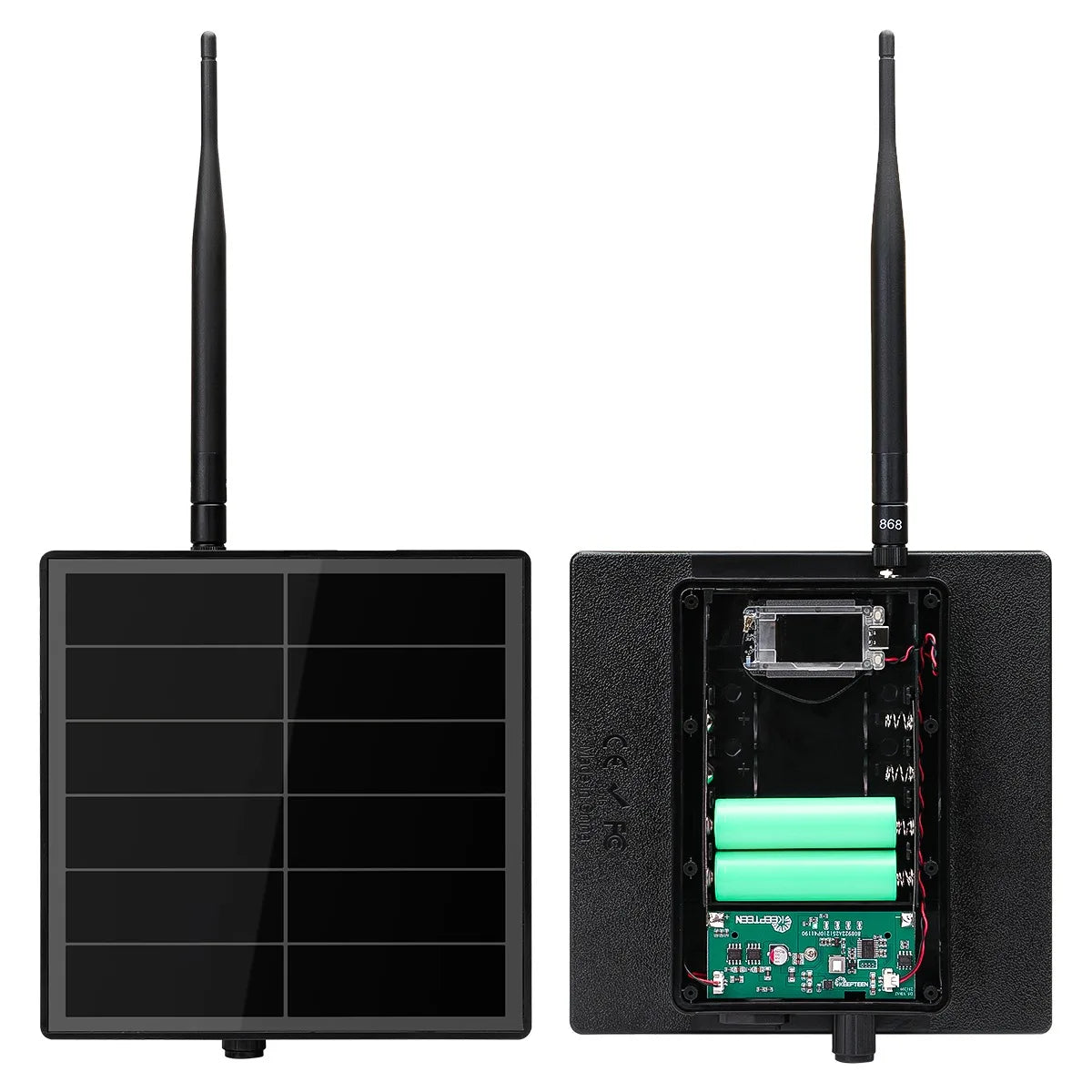 Nœud LoRa Solaire D5L – Meshtastic / Meshcore, IP66, 5W, Heltec T114, nRF52840, SX1262, GPS, 868 MHz