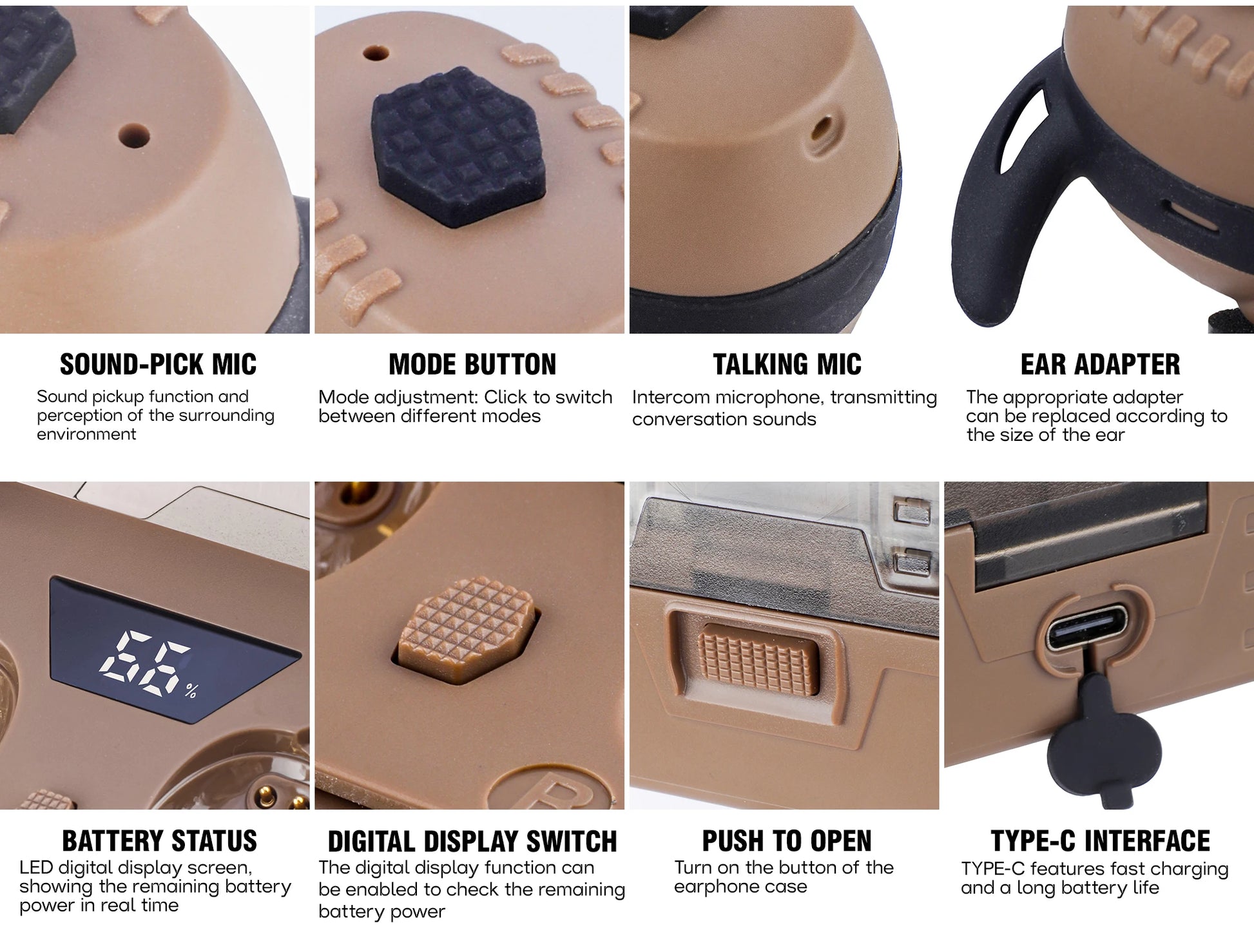 Boules Quies de Tir avec Annulation Active du Bruit (ANC) – Protection Auditive Militaire Bluetooth NRR27dB pour Chasse et Tir - BLACKBEARD OUTDOOR INDUSTRIES