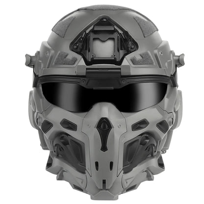 Casque airsoft intégral Assault I avec masque relevable