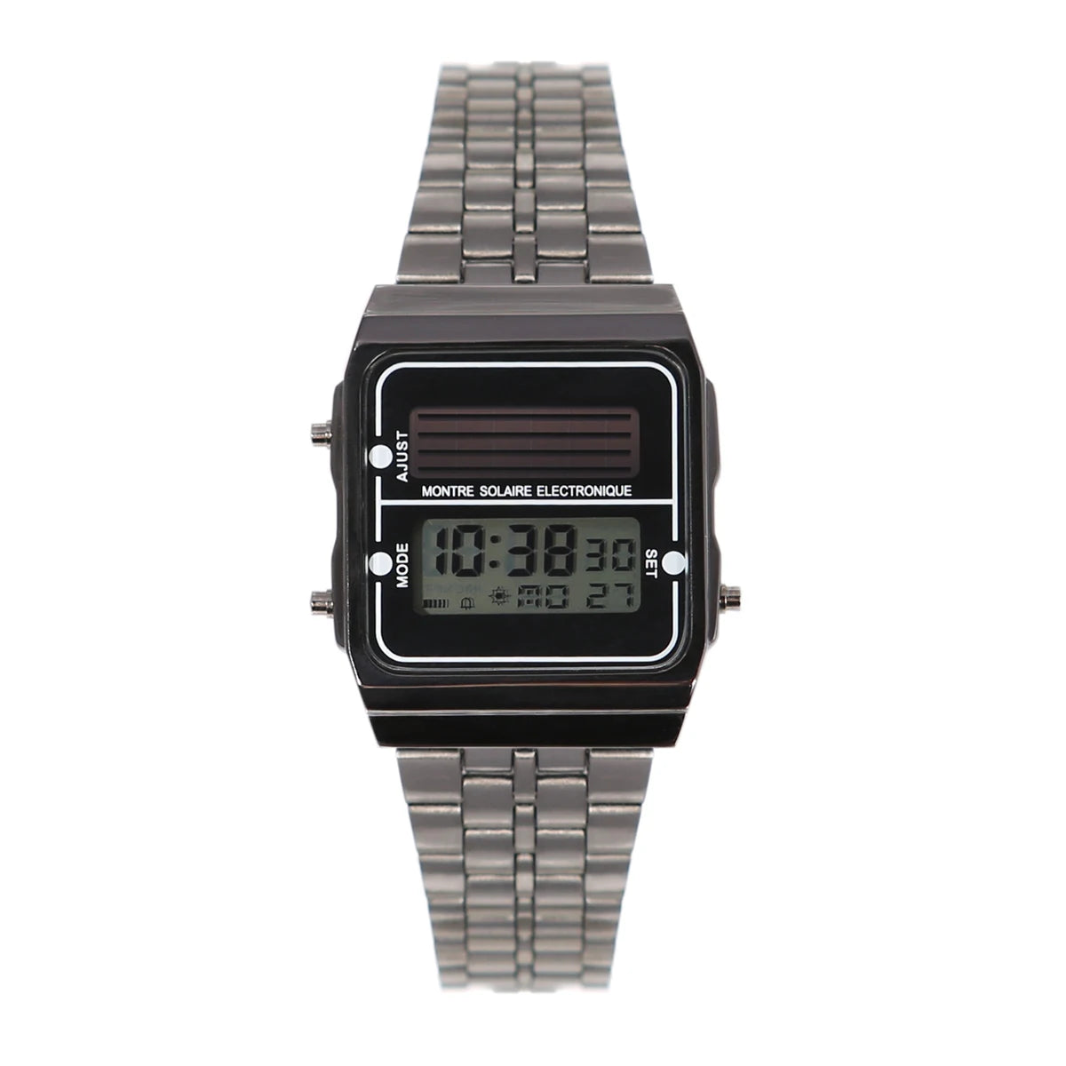 Montre Électronique Solaire Tactique – Carré Compact Unisexe - BLACKBEARD OUTDOOR INDUSTRIES