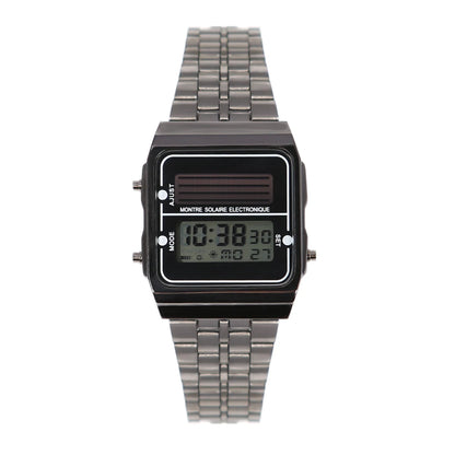 Montre Électronique Solaire Tactique – Carré Compact Unisexe - BLACKBEARD OUTDOOR INDUSTRIES