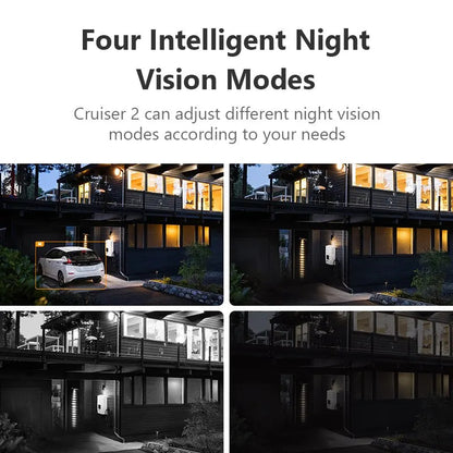 Caméra de Surveillance Extérieure IMOU Cruiser 2 – 3MP ou 5MP | Wi-Fi | Vision Nocturne Couleur | Détection IA Humain/Véhicule | Rotation 360° | IP66 Ma boutique