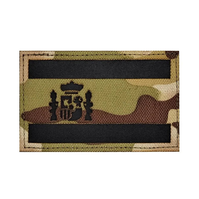 Patch Brodé Drapeau Espagnol – Patch Velcro 3D Écologique, Idéal pour Vêtements, Sacs, Accessoires et DIY - BLACKBEARD OUTDOOR INDUSTRIES