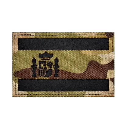 Patch Brodé Drapeau Espagnol – Patch Velcro 3D Écologique, Idéal pour Vêtements, Sacs, Accessoires et DIY - BLACKBEARD OUTDOOR INDUSTRIES