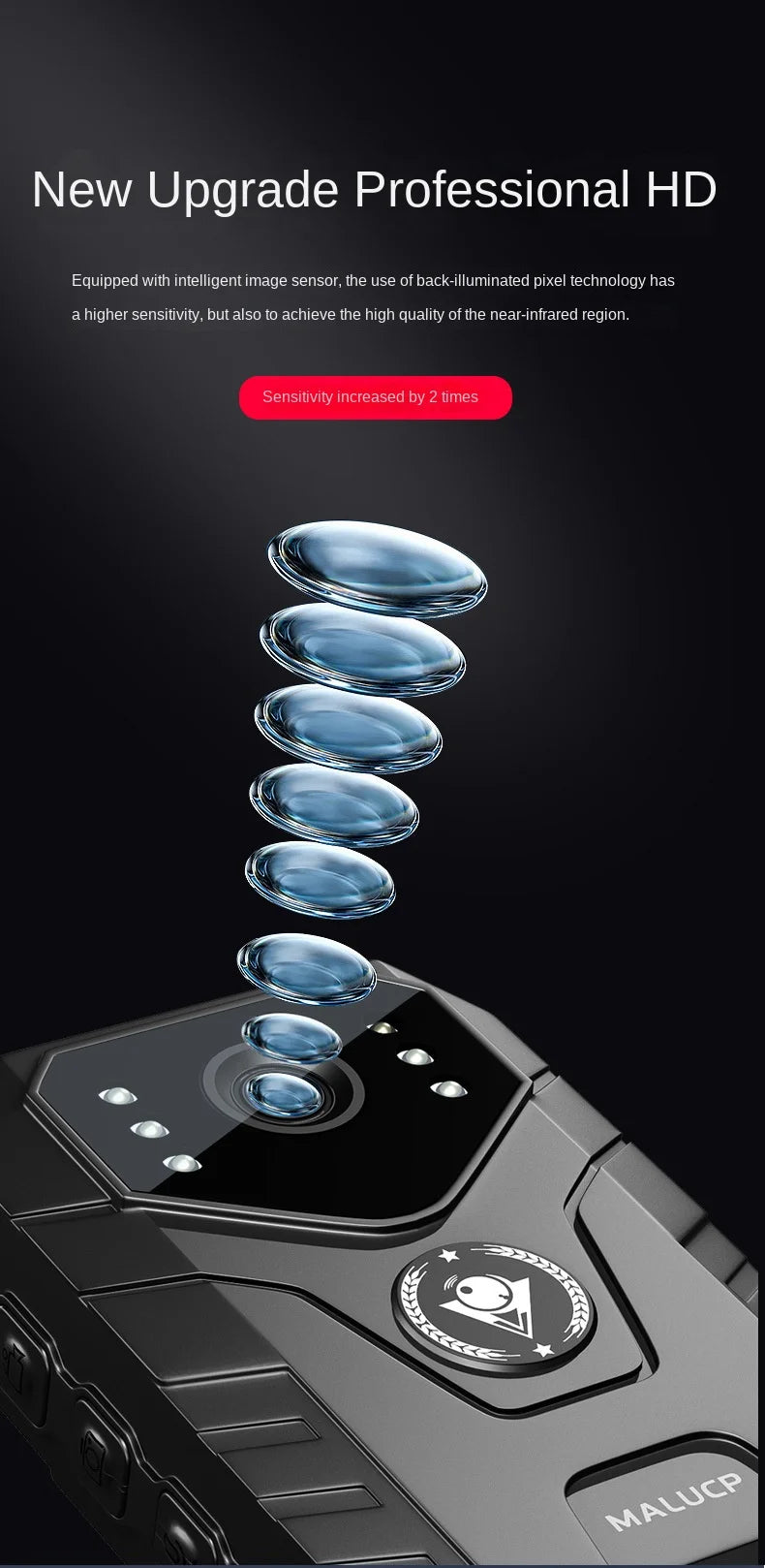 4K Digtal Body Camera Waterproof 1080P Infrared Night Vision Ma boutique