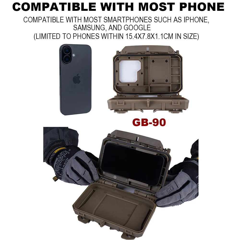 Porte-téléphone tactique MOLLE GB-90 / GB-91 en nylon