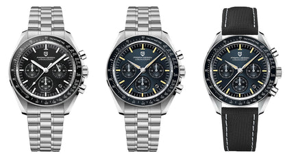 PAGANI DESIGN PD-1701 Moonwatch 2025 – Hommage à la CK2998 – Montre Homme Quartz Chronographe de Luxe - BLACKBEARD OUTDOOR INDUSTRIES