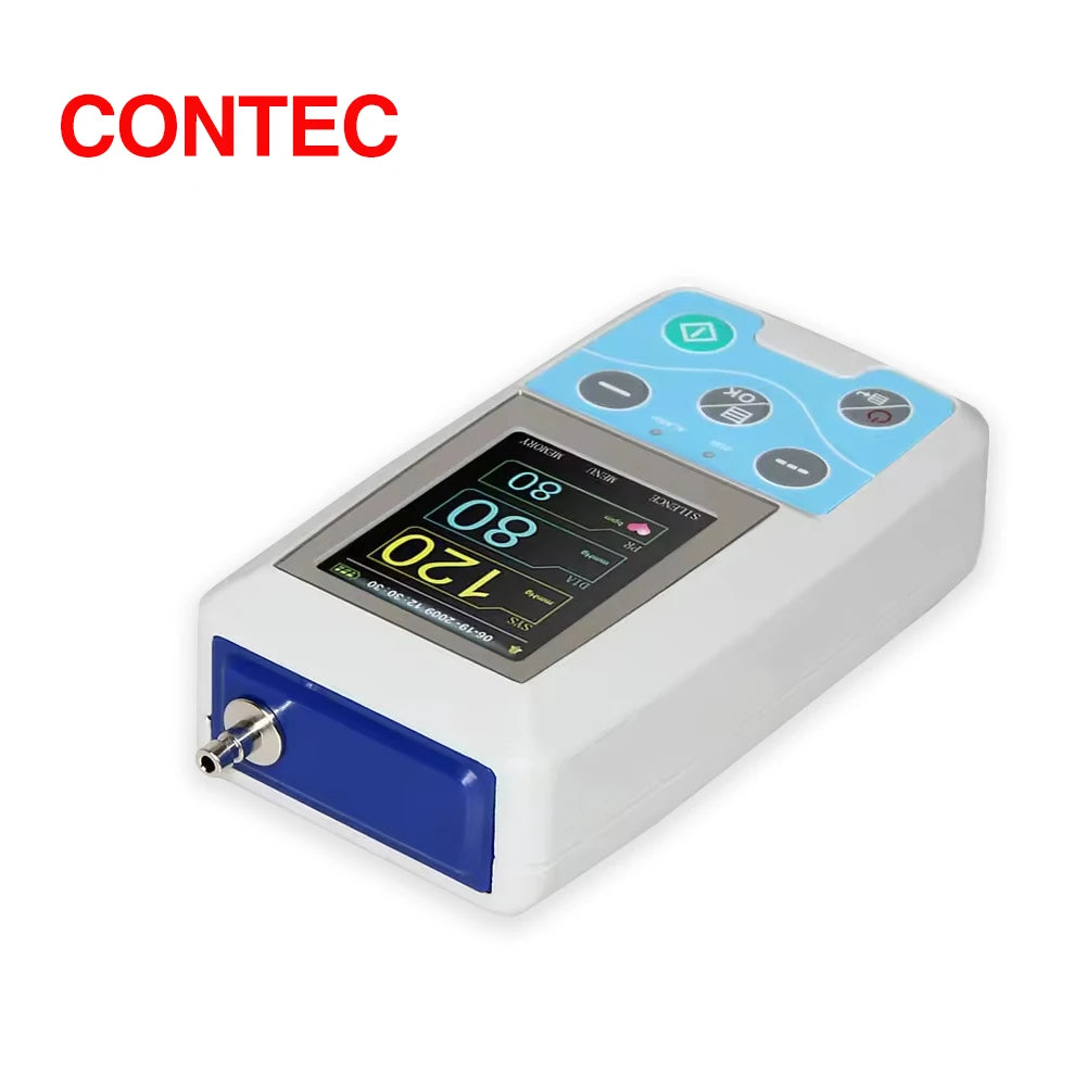 CONTEC ABPM50 – Moniteur de Pression Artérielle Ambulatoire 24H avec Logiciel PC