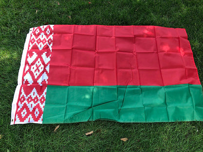 Drapeau National du Bélarus - 90x150 cm - Polyester de Haute Qualité pour Décoration et Activités BLACKBEARD OUTDOOR INDUSTRIES