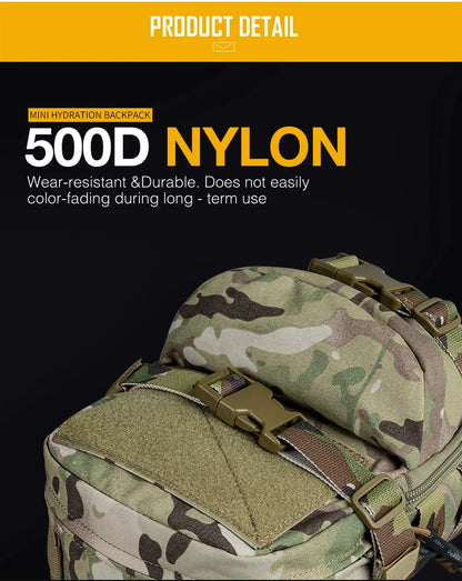 Sac d’Hydratation Tactique Mini – IDOGEAR MOLLE 500D Nylon - BLACKBEARD OUTDOOR INDUSTRIES