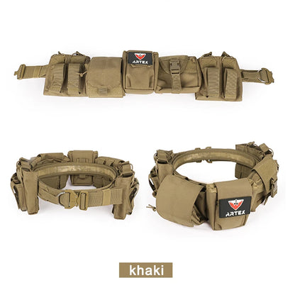 Ceinture Tactique ARTEX 7-en-1 MOLLE 1000D Nylon – Kit Complet Airsoft & Duty