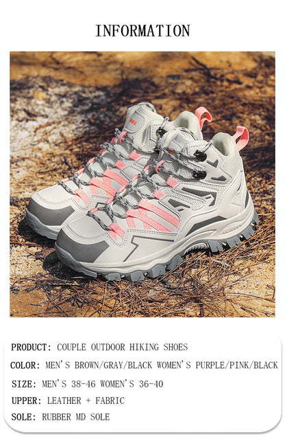 Chaussures de Randonnée Unisexe Antidérapantes Hautes - BLACKBEARD OUTDOOR INDUSTRIES