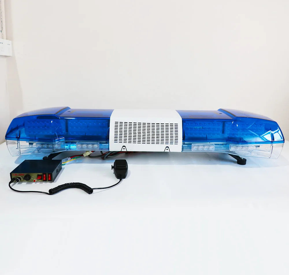 Rampe Lumineuse LED Police 1,2 m | 216 LEDs 108W IP65 | Gyrophare Toit Véhicule d'Urgence 12V - BLACKBEARD OUTDOOR INDUSTRIES