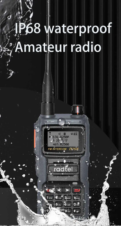 Talkie-Walkie Radtel IP68 – Radio Amateur Full Band 136-629 MHz, 199 Canaux, NOAA, Waterproof - BLACKBEARD OUTDOOR INDUSTRIES