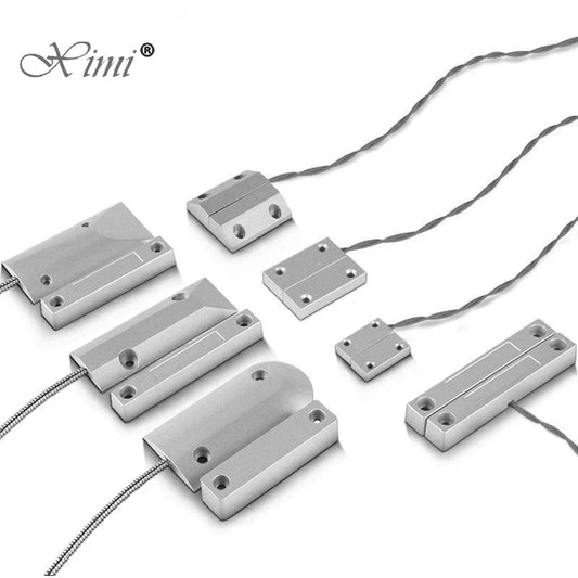 Capteur de Porte NC - Interrupteur Reed Magnétique Filaire en Métal pour Volet Roulant et Système d’Alarme de Sécurité - BLACKBEARD OUTDOOR INDUSTRIES