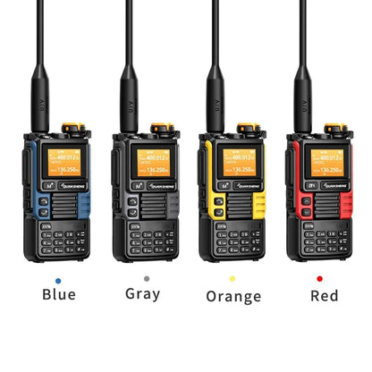 Talkie-Walkie Quansheng UV-K6 – Radio Portable UHF/VHF 5W, Bande Air, Charge USB-C