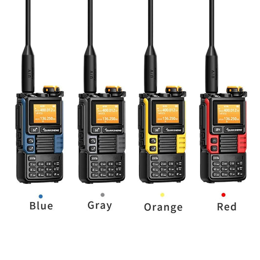 Talkie-Walkie Quansheng UV-K6 – Radio Portable UHF/VHF 5W, Bande Air, Charge USB-C
