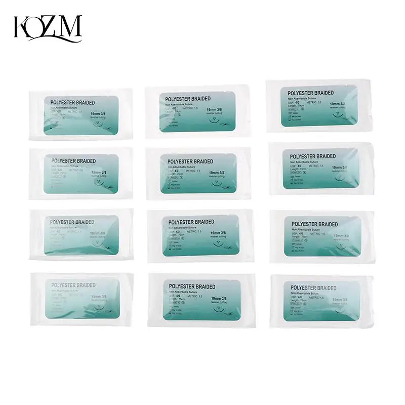 Kit de Suture Chirurgicale Synthétique avec Aiguille – Nylon Monofilament pour Formation Médicale et Vétérinaire Ma boutique