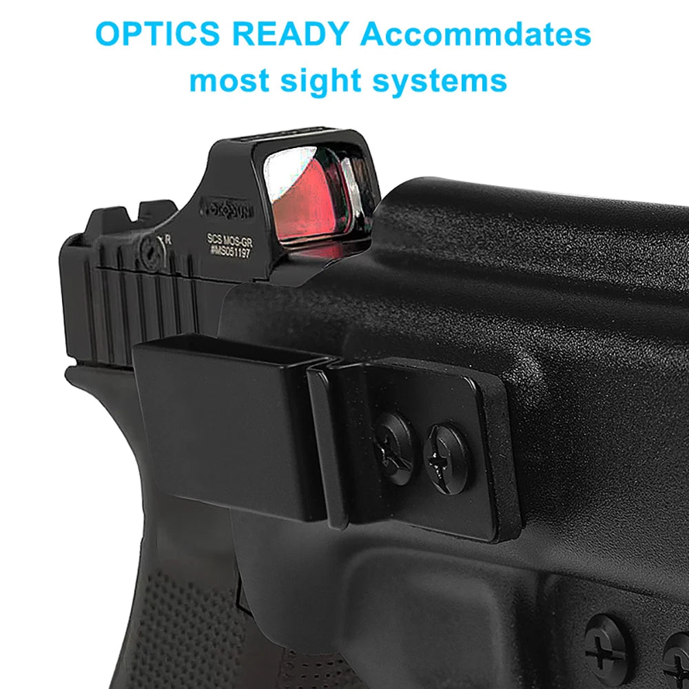 Holster de Poche IWB Kydex pour Pistolet – Port Discret et Confortable pour Glock 19, 19X, 44, 45, 32 BLACKBEARD OUTDOOR INDUSTRIES