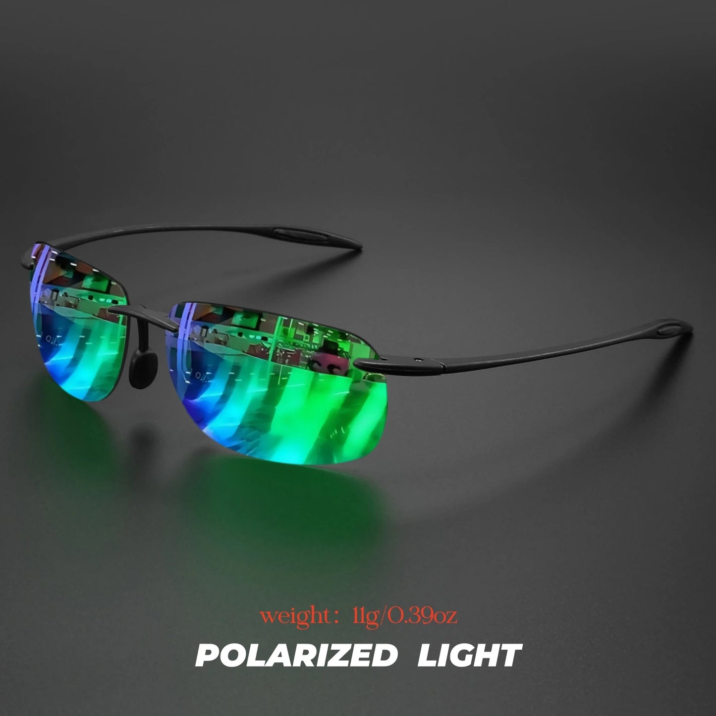 Lunettes Polarisées Ultra-Légères TR90 – Verres TAC UV400 | Conduite, Pêche, Outdoor